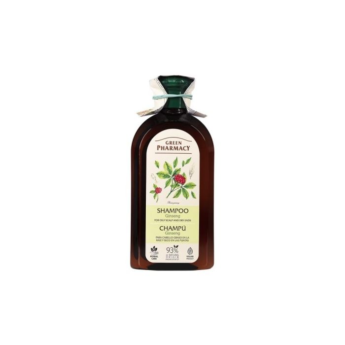 Champú Ginseng para Cabello Graso - Green Pharmacy - 1