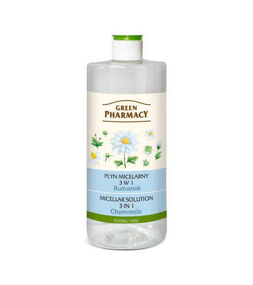 Agua Micelar 3 en 1 - Green Pharmacy : Camomila 500ml - 1