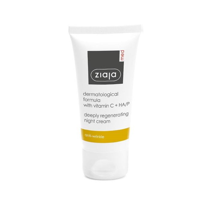 Crema de Noche Antiarrugas Regeneradora con Vitamina C y Ha/p - Ziaja - 1