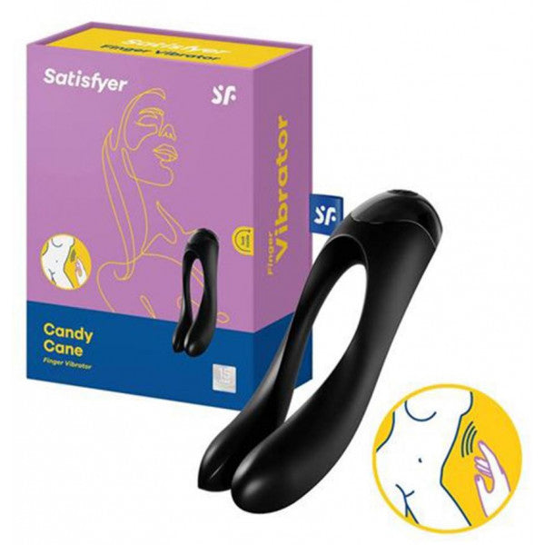 Vibrador Candy Cane - Satisfyer : Negro - 1