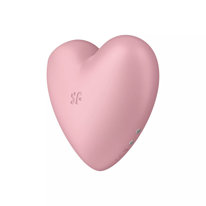 Estimulador de Clítoris con Vibración y Ondas de Presión Cutie Corazón - Satisfyer - 2