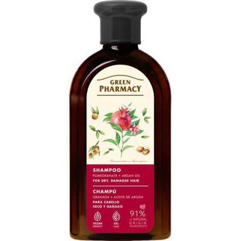 Champú para Cabello Seco Aceite de Argán y Granada - Green Pharmacy - 1