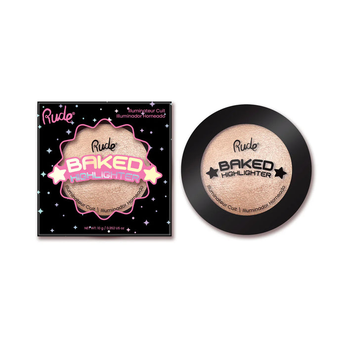Iluminador Baked Highlighter - Rude : Champagne Sparks - 1
