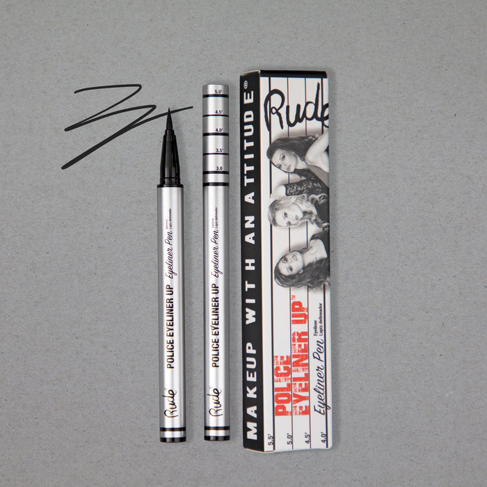 Police Eyeliner Up Eyeliner Pen Big House - Rude : Bail Bond (Black) - 1