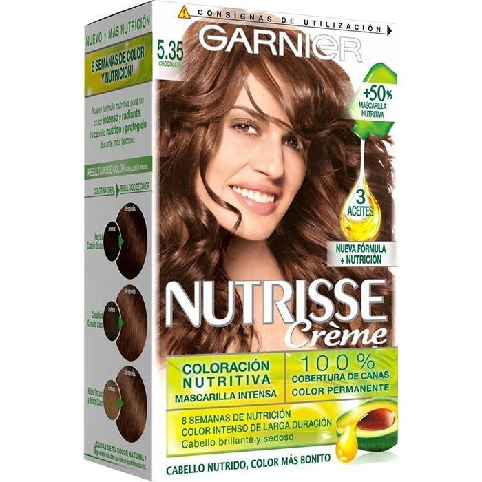 Tinte Capilar Nutrisse - Garnier : Coloración Nutrisse - 6 Rubio Oscuro - 1