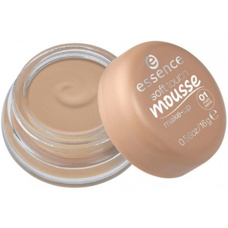 Base de Maquillaje en Mousse - Soft Touch 13 Matt Porcelain - Essence: -Soft touch mousse mate - 01 Matt sand - 2