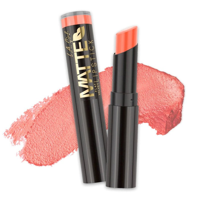 Barra de Labios - Matte Flat Velvet Lipstick - L.A. Girl : Sunset Chic - 1