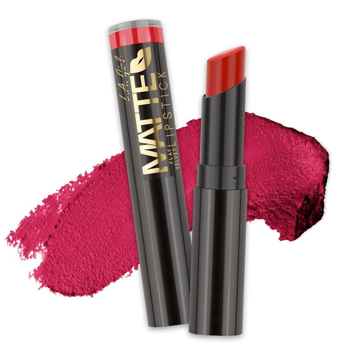 Barra de Labios - Matte Flat Velvet Lipstick - L.A. Girl : Gossip - 1