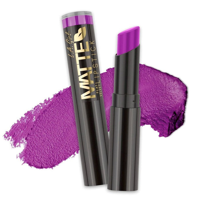 Barra de Labios - Matte Flat Velvet Lipstick - L.A. Girl : Love Triangle - 1