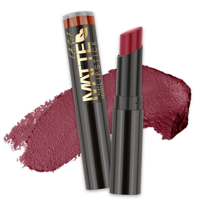 Barra de Labios - Matte Flat Velvet Lipstick - L.A. Girl : Runway - 1