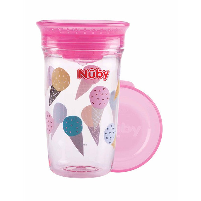 Taza Mágica 360º de Tritan - Nuby : Rosa - 1