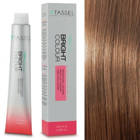 Tinte con Aceite de Argán y Queratina 100 ml - Tassel : 7.32 Rubio medio beige - 1