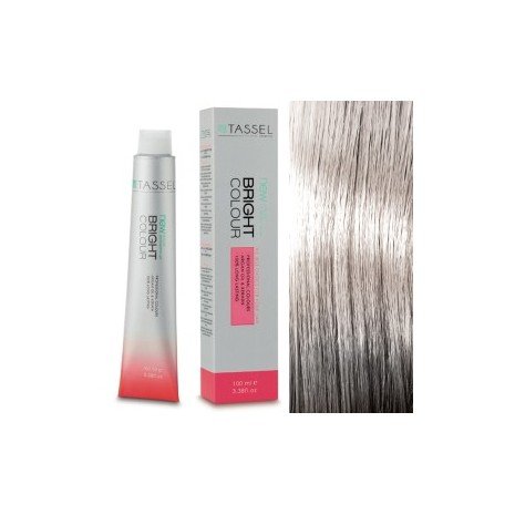 Tinte con Aceite de Argán y Queratina 100 ml - Tassel : 12.1 Super aclarante rubio ceniza - 1