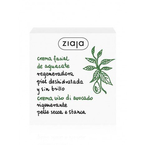 Crema Facial Regeneradora Piel Deshidratada y sin Brillo - Aguacate 50 ml - Ziaja - 1
