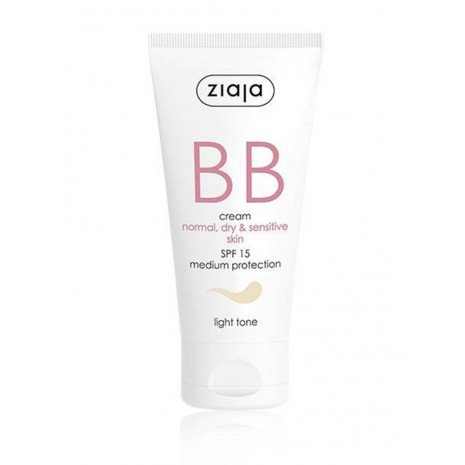 BB Cream SPF15 Piel Normal, Seca y Sensible - Ziaja : Tono claro - 1