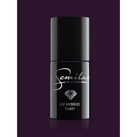 Esmalte Semipermanente 7ml - Semilac : Black Purple - 1