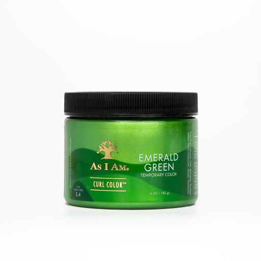 Gel Temporal de Color para Rizos - Emerald Green - As I Am - 1