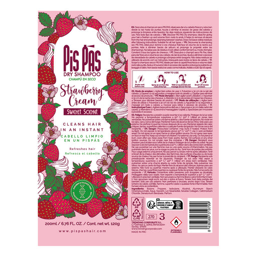 Champú en Seco Strawberry Cream 200ml - Pis Pas - 2