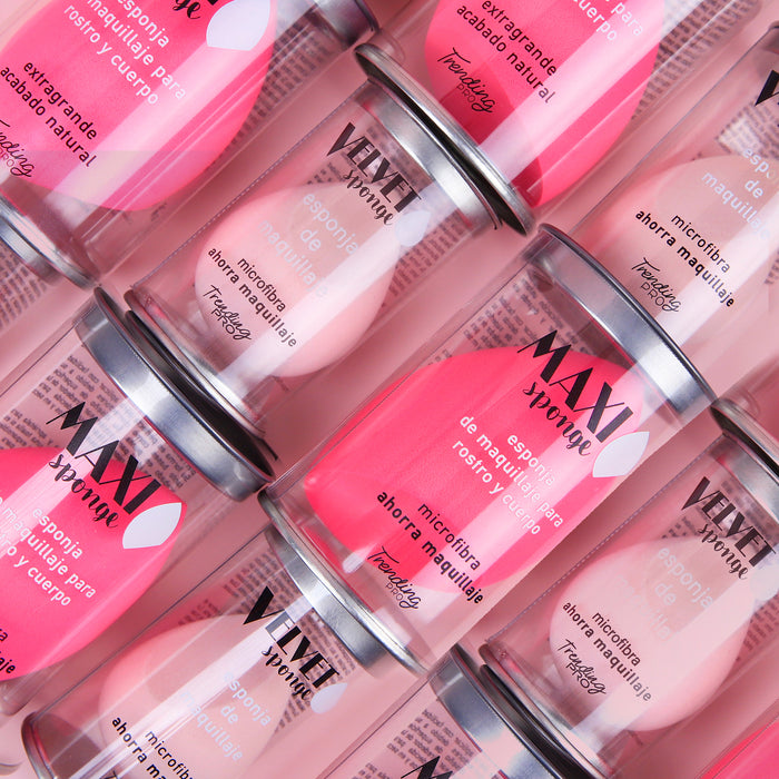 Esponja de Maquillaje Microfibra - Velvet Sponge - Trending Pro - 10