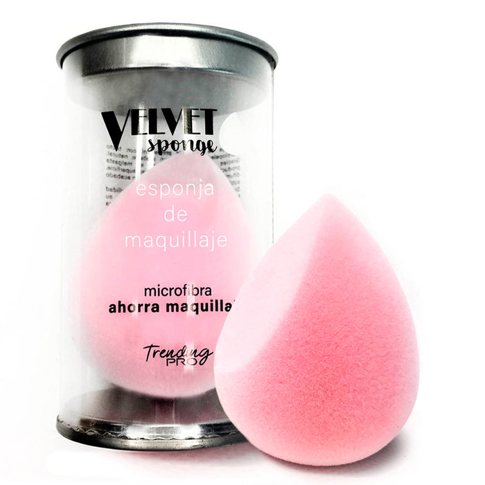 Esponja de Maquillaje Microfibra - Velvet Sponge - Trending Pro - 1
