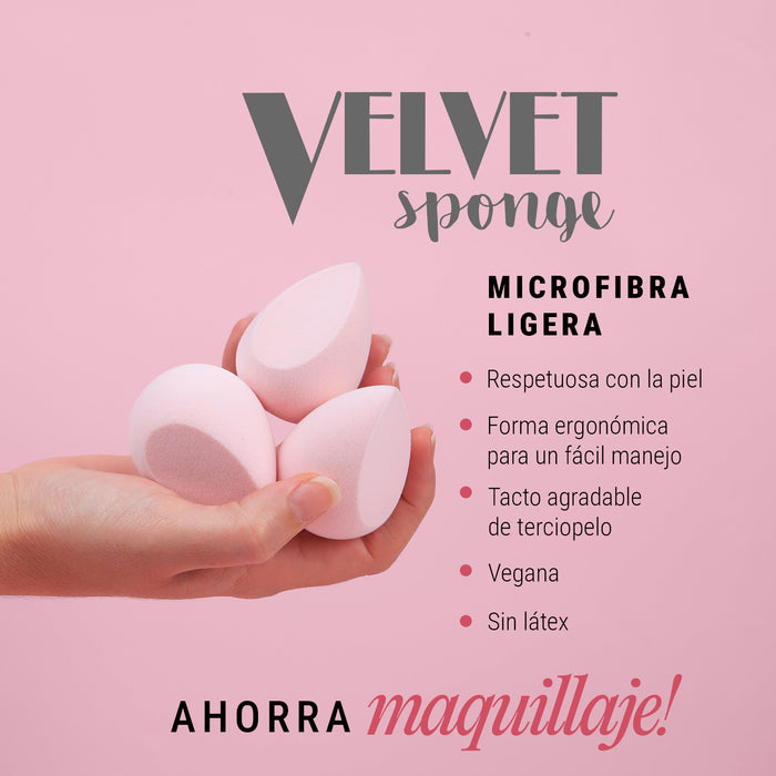 Esponja de Maquillaje Microfibra - Velvet Sponge - Trending Pro - 5