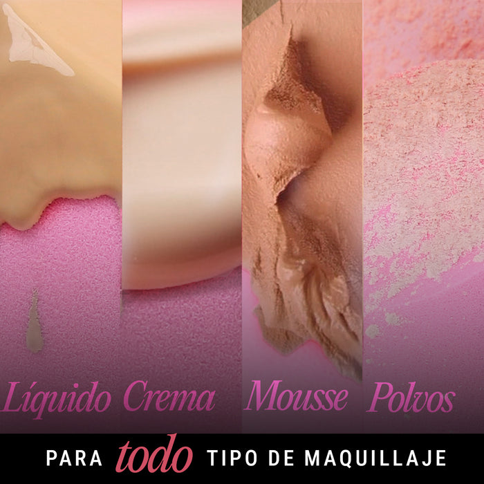 Esponja de Maquillaje Microfibra - Velvet Sponge - Trending Pro - 6