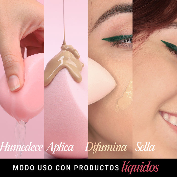 Esponja de Maquillaje Microfibra - Velvet Sponge - Trending Pro - 7