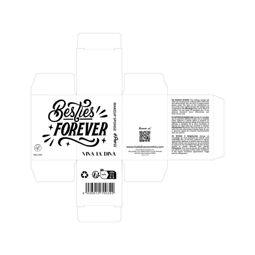 Besties Forever Esponjas de Maquillaje - Viva la Diva - 1