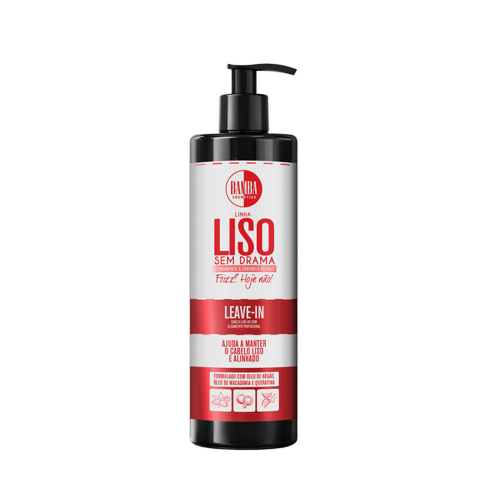 Leave-in Liso sem Drama - Bamba Cosmetics - 1