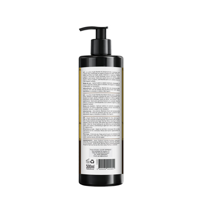 Champú Argão Intenso - Nutrición & Brillo - 500 ml - Bamba Cosmetics - 2