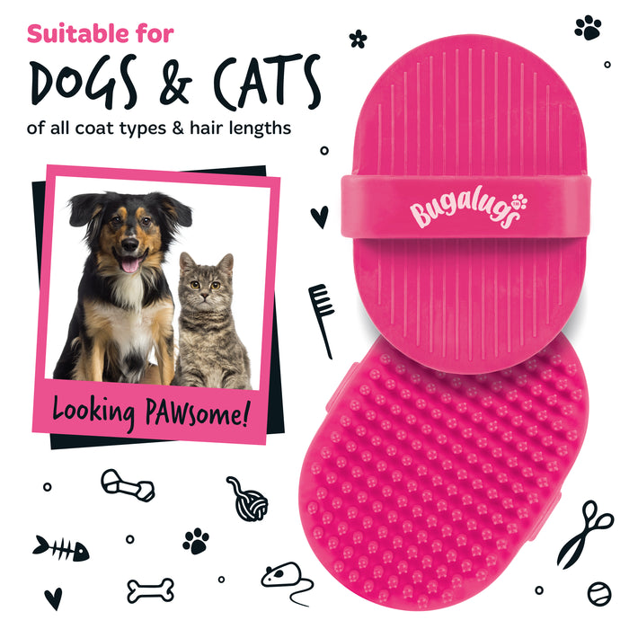 Cepillo de Baño para Perros - Bugalugs : Rosa - 3