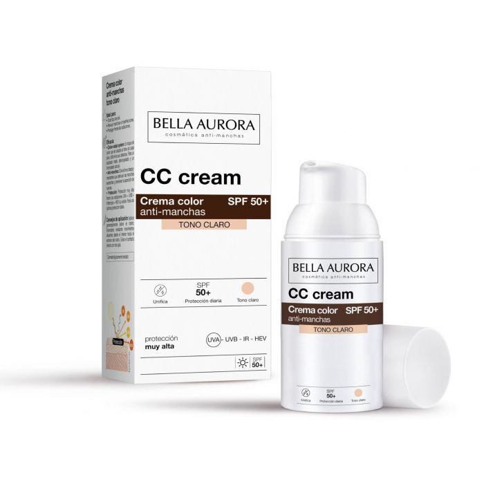 Crema con Color Anti-manchas SPF50+ - Bella Aurora - 1
