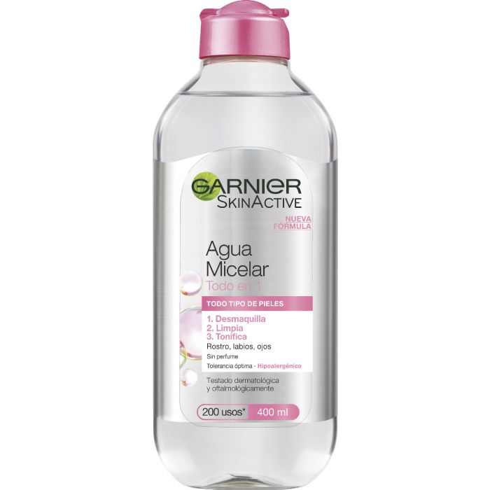 Agua Micelar Todo en uno - Garnier : 400 ml - 1