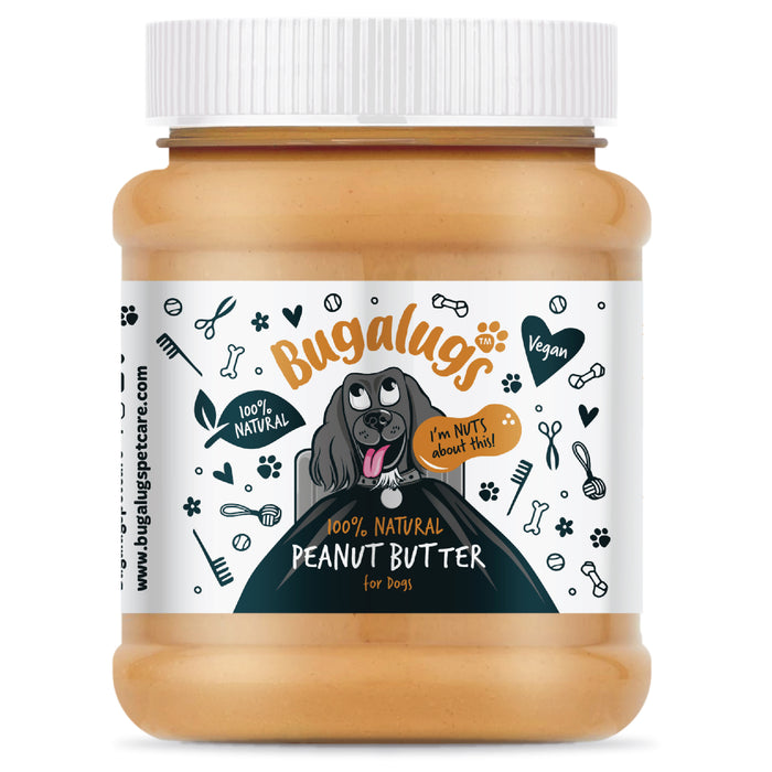 Mantequilla de Cacahuete 100% Natural para Perros 340g - Bugalugs - 1