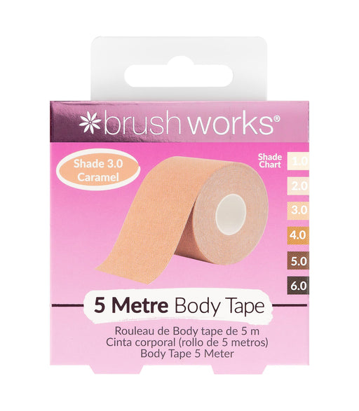 Body Tape Shade Caramel - Cinta Adhesiva Corporal 5m - Brushworks - 1