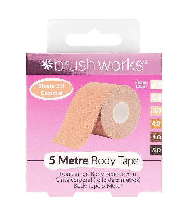 Body Tape Shade Caramel - Cinta Adhesiva Corporal 5m - Brushworks - 1