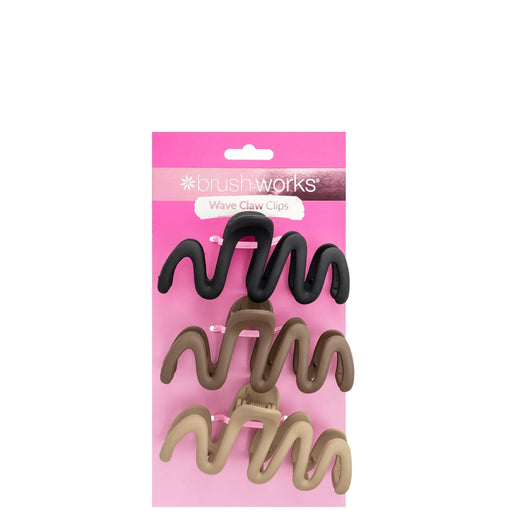 Pinzas Onduladas para el Cabello - Wave Claw Clips - Brushworks - 1