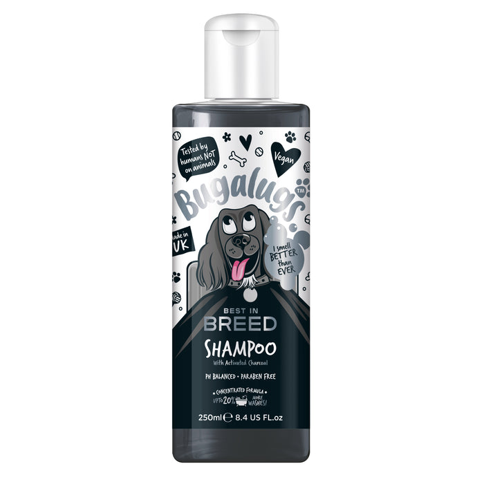 Best in Breed Champú para Perros al Carbón Activo - Bugalugs : 250ML - 1