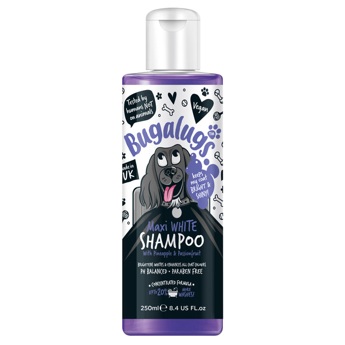 Champú Blanqueador para Perros Maxi White - Bugalugs : 250ML - 1