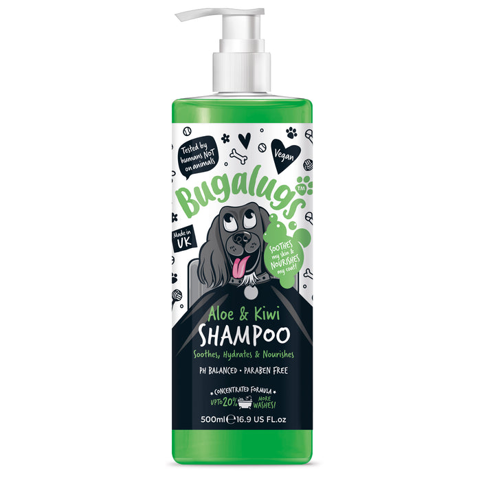 Champú Aloe & Kiwi Soothing - Bugalugs : 500ml - 1