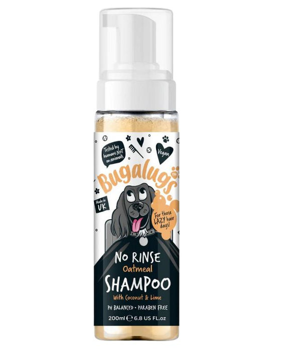 Champú en Espuma Sin Aclarado (No Rinse) para Perros  - Bugalugs : Avena - 200ml - 1