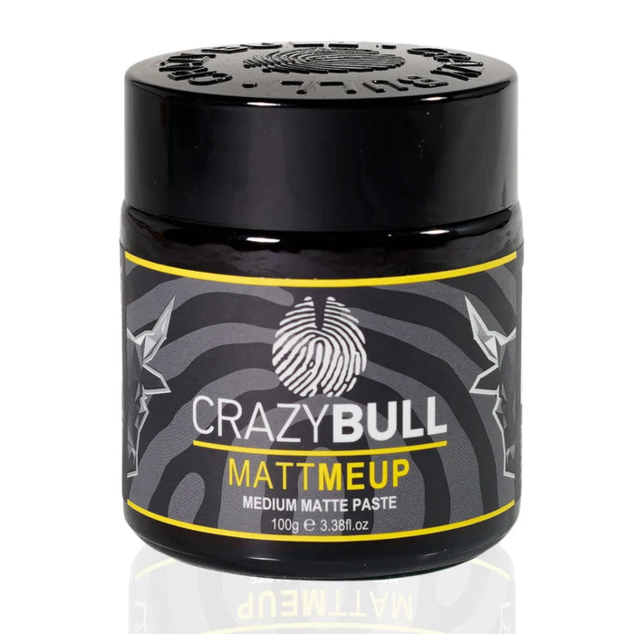 Pasta Mate para peinar el cabello - MattMeUp 100gr - Crazy Bull - 1