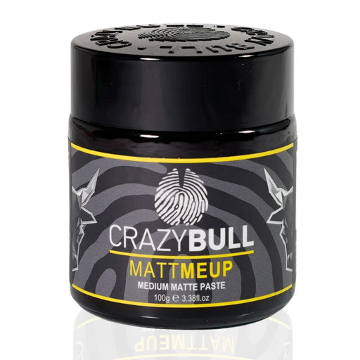 Pasta Mate para peinar el cabello - MattMeUp 100gr - Crazy Bull - 1