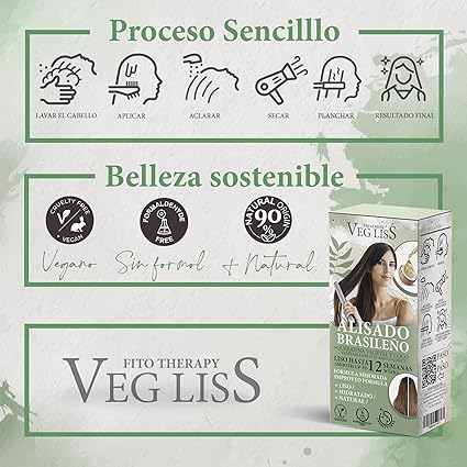 Alisado Brasileño con Queratina Vegetal y Coco - Vegliss - 3