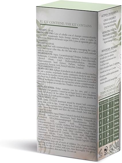 Alisado Brasileño con Queratina Vegetal y Coco - Vegliss - 6