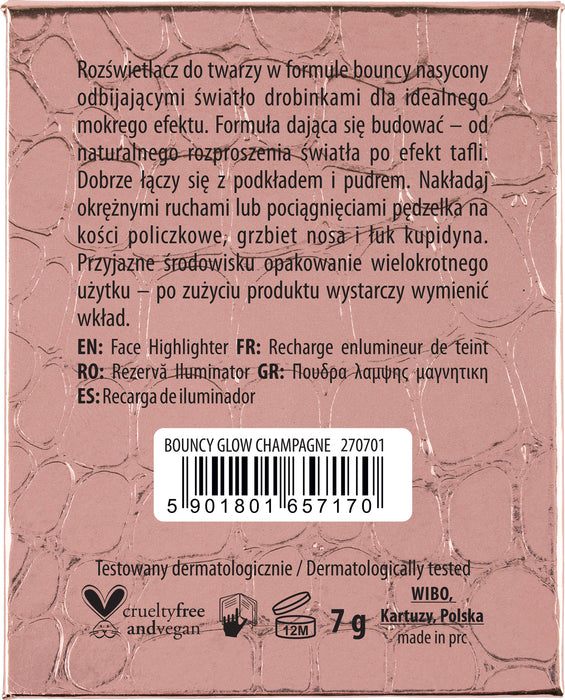 Iluminador  Bouncy Glass Glow Champagne - Nam - 2