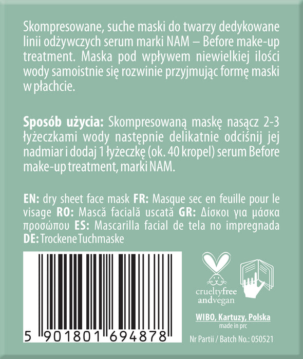Mascarilla Facial Before Make Up Smart Sheet Mask - Nam - 2