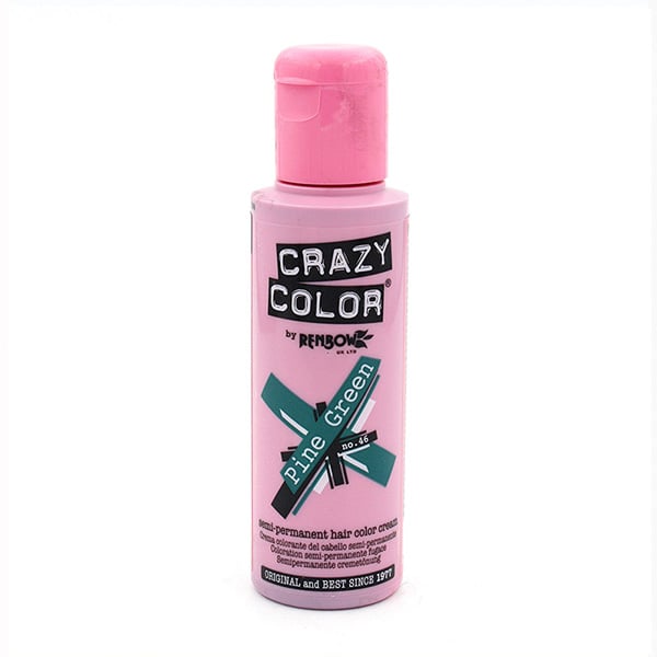 Tinte Semi Permanente sin Amoniaco 100ml - Crazy Color : 46 -  Pine Green - 1