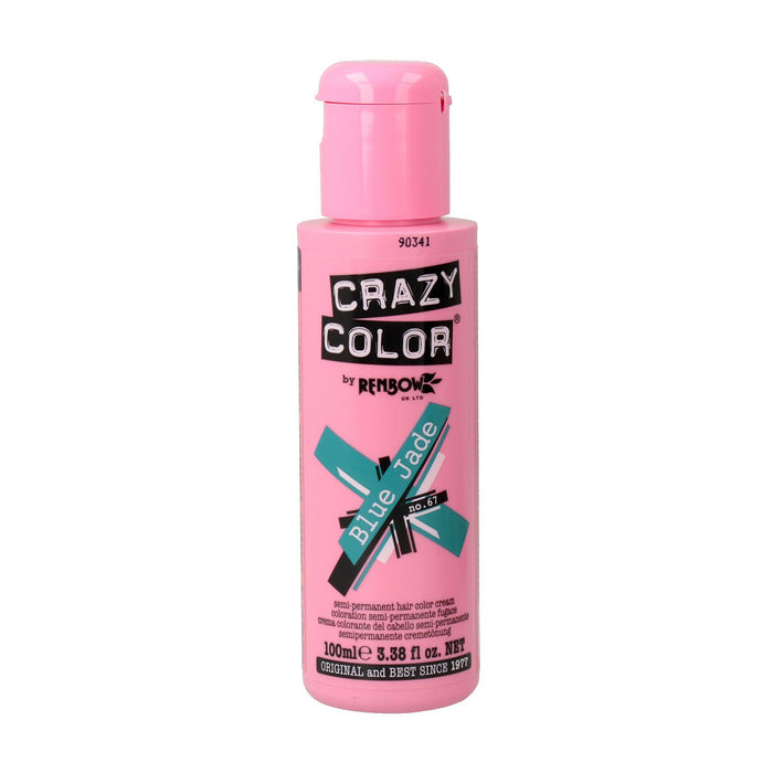 Tinte Semi Permanente sin Amoniaco 100ml - Crazy Color : 67 -  Blue Jade - 1