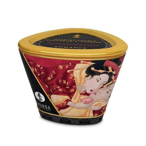 Mini Caress by Candelight Vela Masaje Fresa y Vino 170ml - Shunga - 1